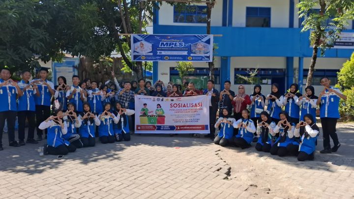 Kolaborasi Asmo Sulsel dan KT Cokonuri Tanamkan Budaya Pilah Sampah kepada Pelajar SMPN 40 Makassar budaya pilah sampah
