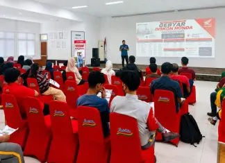 Asmo Sulsel Edukasi Karyawan PT Indofood Makassar tentang Safety Riding dan #Cari_Aman Safety Riding Honda